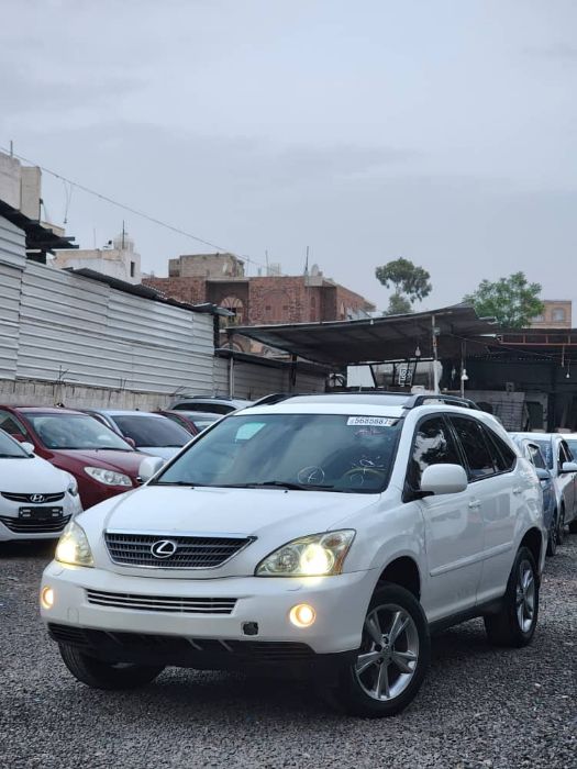 🚘 للبيع لكزس RX 400H موديل 2006 هايبرد _وارررررد أمريكي _ لون أبيض 🤍