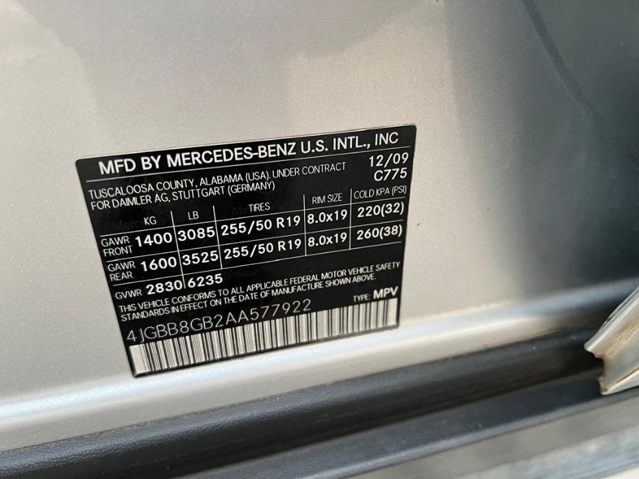 مرسديس"(ML350)2010بضاعة وارد زيرووو